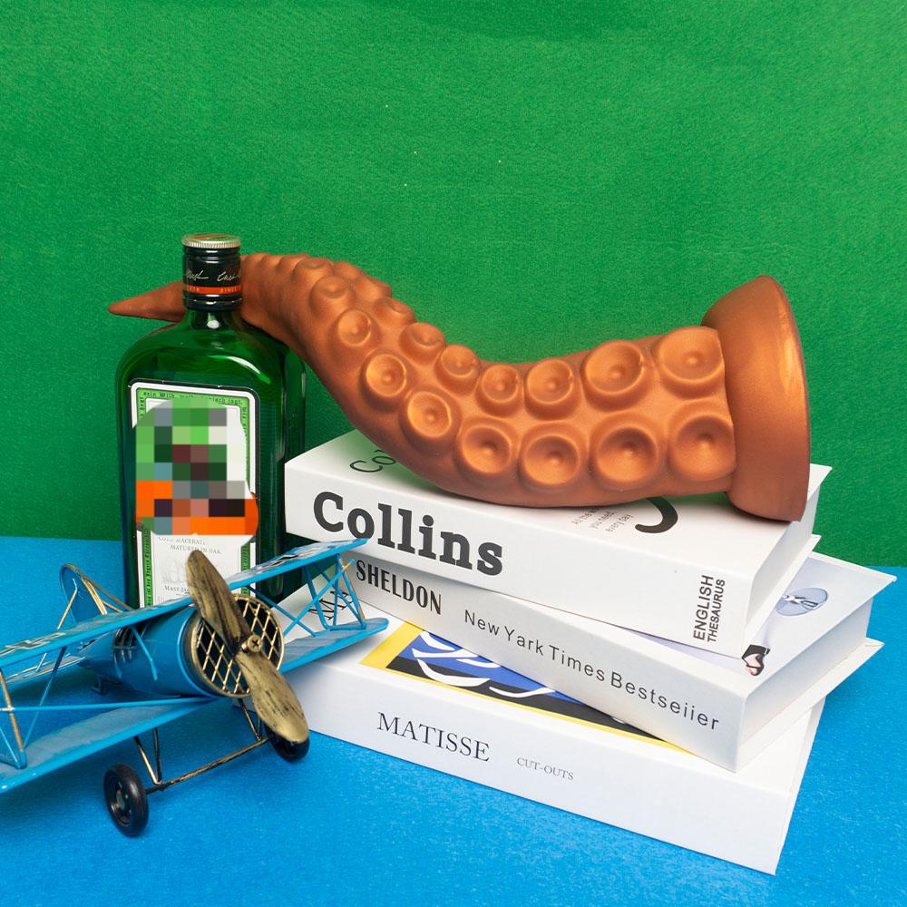 YWZAO Anal Plug Tentacle Liquid Silicone Sucker G73