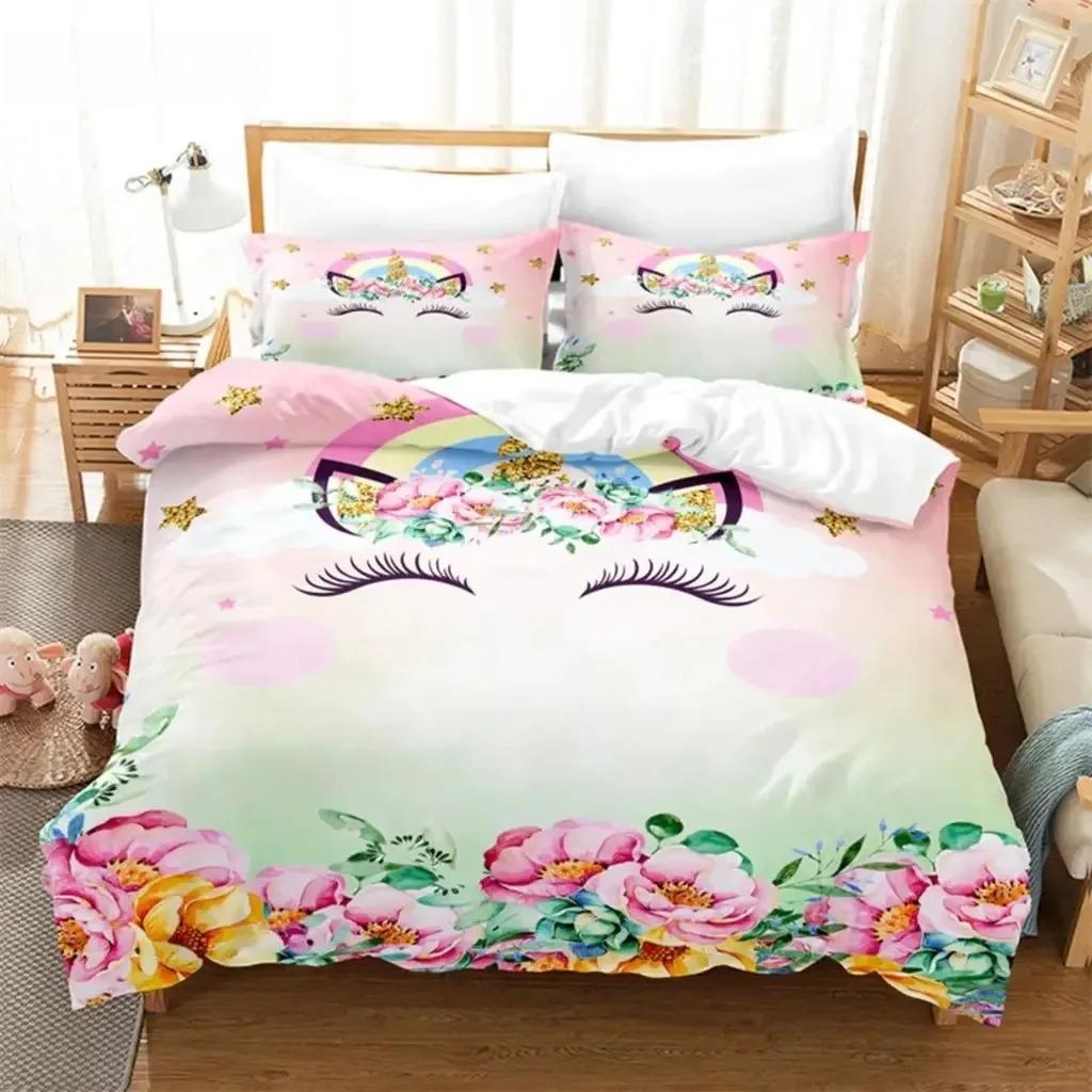 Cartoon Children Bedding Set Duvet Cover Set 3d Bedding Digital Printing Bed Linen Queen Size Bedding Set Fashion Design