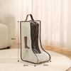 Multi-Functional Transparent Boot Storage Bag with Dustproof Material and Hanging Organizer
