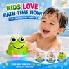Froschform Spritzwasser Spielzeug Saugnapf Sprinkler Badespielzeug Neuer Frosch Badespielzeug Badewanne