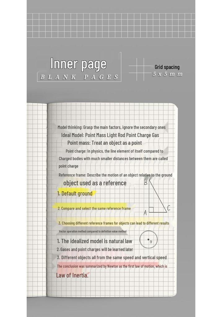 Thick Kraft Paper Notebook - A4 & B5, Simple College Style, Thread-Bound, 16k Size for Homework Records
