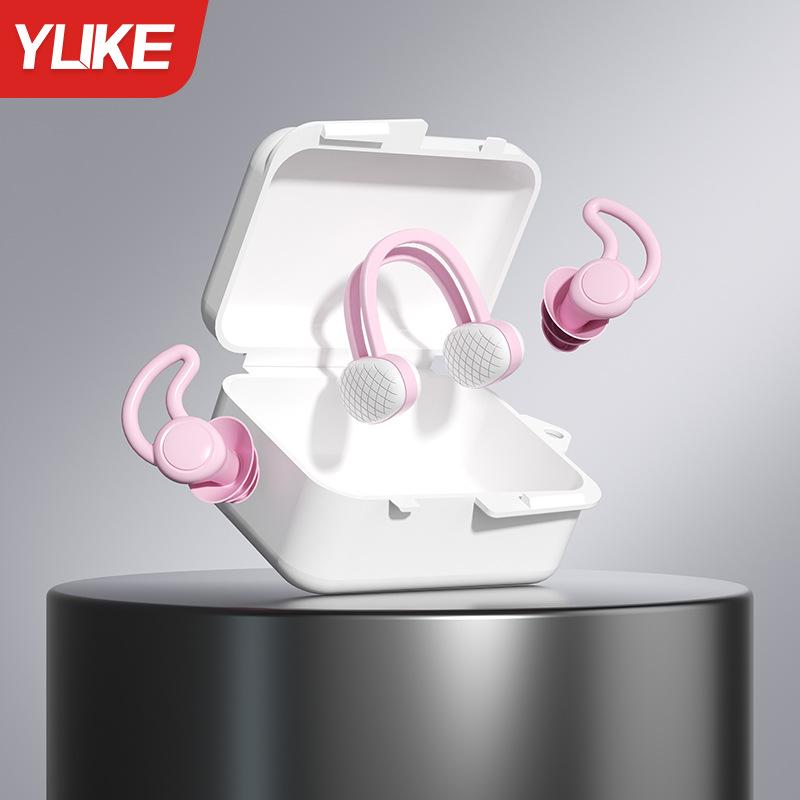 

Водонепроницаемые силиконовые спиральные беруши и мягкий зажим для носа, набор