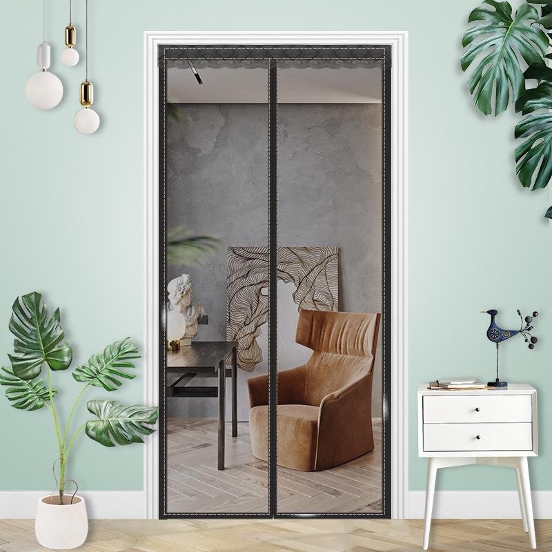 2026 Upgraded Magnetic Screen Door Mesh - Heavy Duty Magic Door Screen Closure with Magnets for Sliding, Patio, French Kid and Pet Friendly