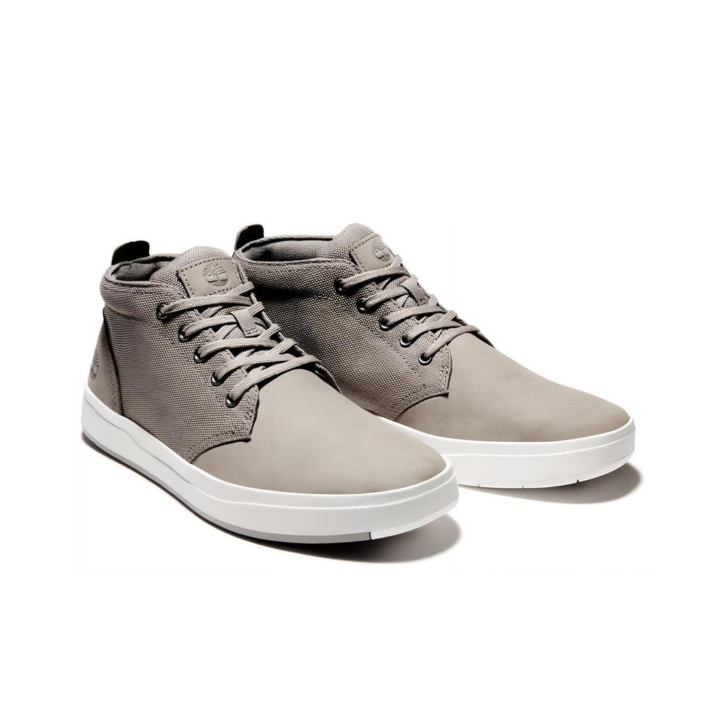 Timberland Davis Square Lage Top Duurzaam Antislip Ademend Casual Sneakers Heren Sneakers Grijs A1SES030