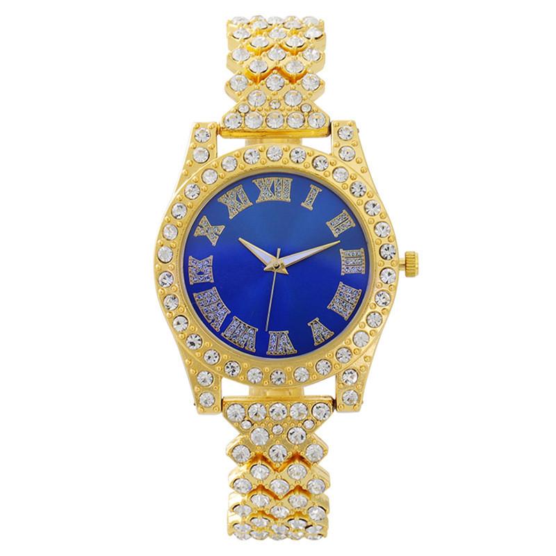 Fashion Ladies Watch With Rhinestones Quartz Movement For Women Jewelry Gift