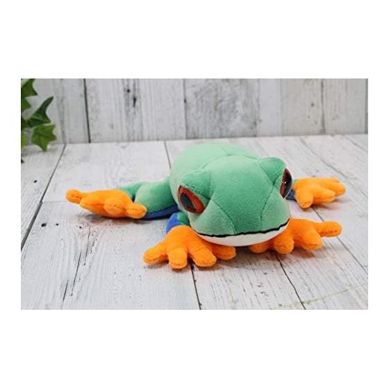 Take-off Plush Toy with Music Box - Japanese Tree Frog - "When You Wish Upon a Star", "Canon", "Carrying You", "One Love", "Love So Sweet", "My