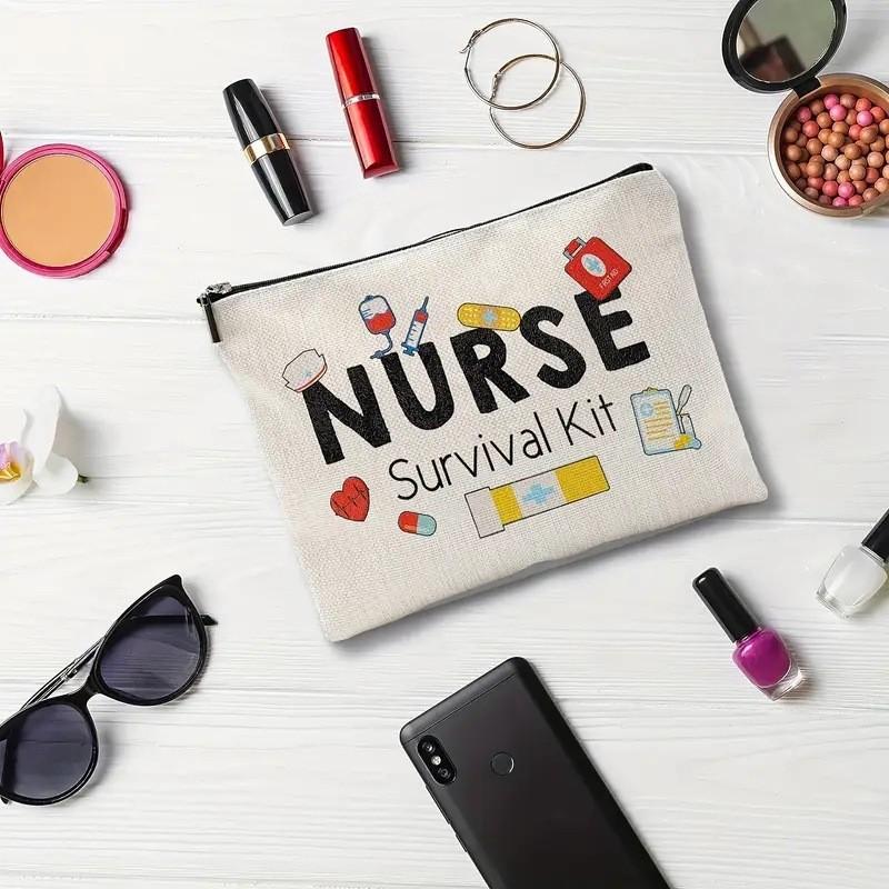 Medical Nurse Day Linen Bag Waterproof Zipper Organizer For Women
