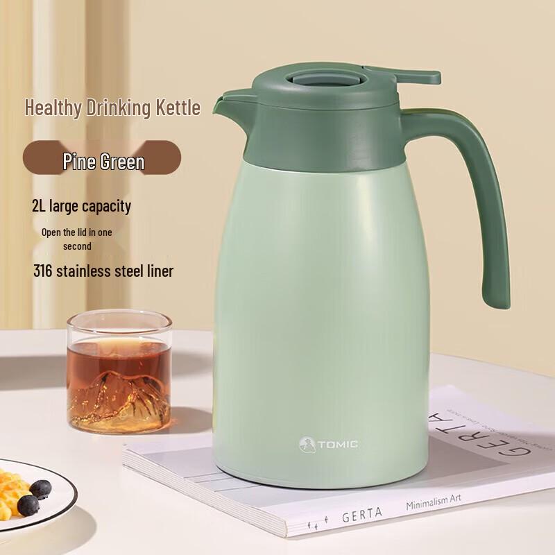 Temeike 316 Stainless Steel 2L Vacuum Thermos