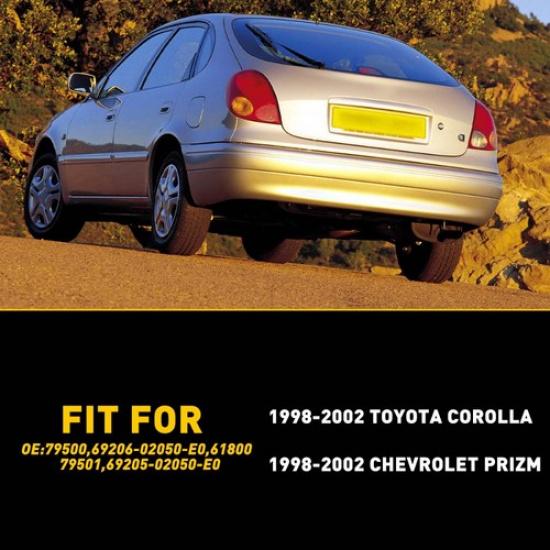 Front Rear Door And Handle Interior For Set Toyota Corolla 1998-2002 Prizm Beige