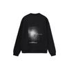 Li Ning Ink Splash Print Loose Crew Neck Sweatshirt Men Sweatshirt Black AWDR447-1