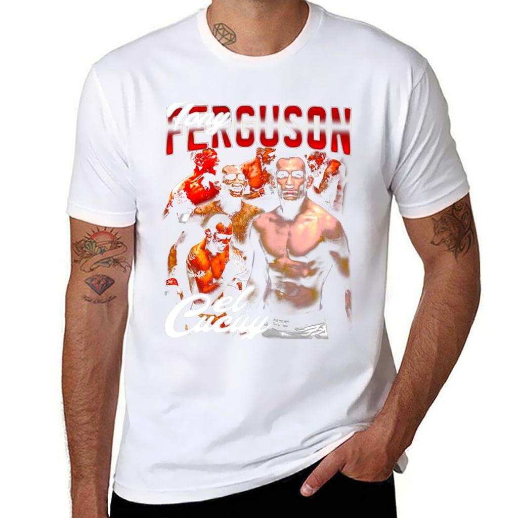 Tony Ferguson El Cucuy Vintage T-Shirt Custom T Shirt Graphic Tee Shirt Mens Workout Shirts
