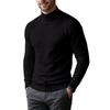 Men's Turtleneck Sweater Long Sleeve Pullover for Fall and Winter