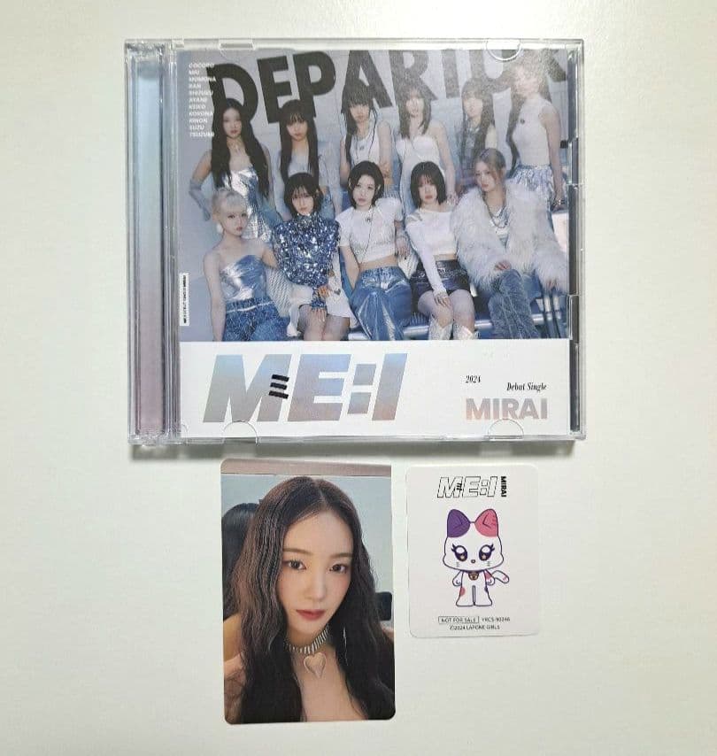 

[USED] ME:I debut single MIRAI first limited edition A with enclosed trading card