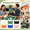 Mahjong Rack - Foldable 3D Printed Desktop Stand with Viewing and Under-Table Slide-In for Mahjong