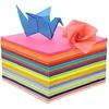 Eclet Neon Origami Paper 15 Cm X 15 Cm Pack of 100 Sheets (10 Sheet X 10 Color) Fluorescent Color Both Side Coloured For