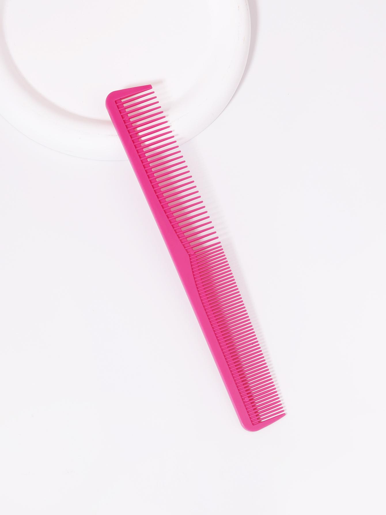 

1 шт. пластиковая двухсторонняя антистатическая расческа для волос, расческа для волос, профессиональный инструмент для укладки для парикмахерской, специально для париков из натуральных волос