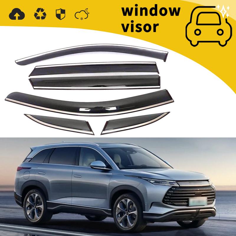 BYD Frigate 07/Destroyer 05 Rain Visor: 2022-23 Car Door Window Brow Decoration