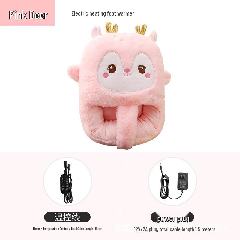 Smart Electric Heated Foot Warmer with Temperature Control - Perfect for Office & Home in Winter