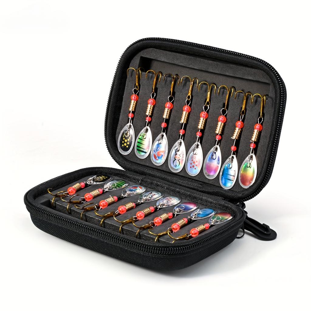 Jig Metal Spoon Spinner Fishing Lure 16pcs/box Spoonbait Crankbaits Sea Wobblers for Seawater Pike Crochet Kit Artificial Bait 260319