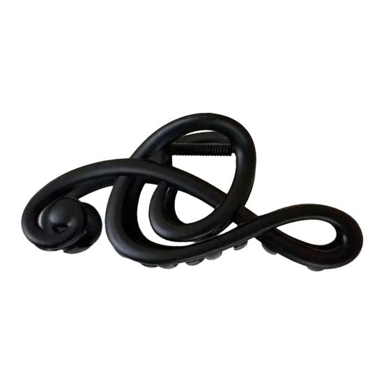 

Hair Claw Matte Finish Treble Clef Shape Large Shark Clip Secure Hold Non-Slip Literary Style Hair Accessory H