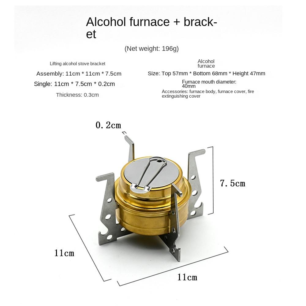

Detachable Camping Stove Stand Portable Burner Stand Stainless Steel Stove Base For Outdoor Cooking Hiking And Backpacking