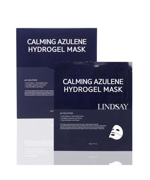 Lindsay Hydrogel Madeca Azulene Moisture Calming Gel Mask Pack (4 pcs) Calming Azulene Hydrogel Mask Pack (4pcs)