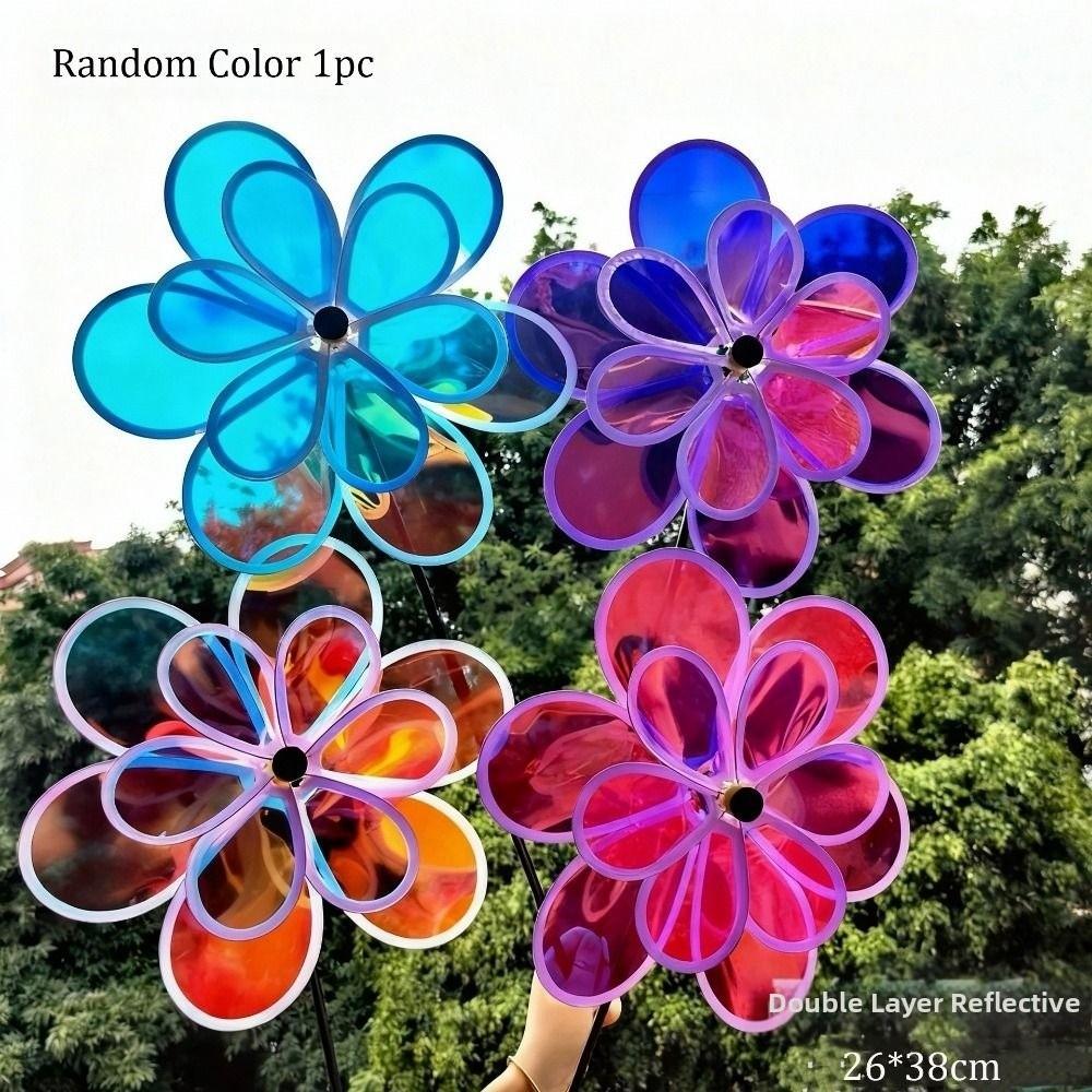Multistyles Sunflower Windmill Garden Yard Wind Spinner  Outdoor Party Picnic Decor