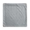 Decorative Pillowcase, Herringbone, Gray