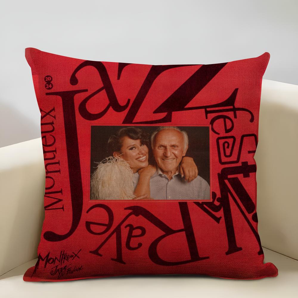 Raye Album Cushion Cover Household Decoration Linen Sofa Cushion Cover: Skin-Friendly & Breathable with Invisible Zipper