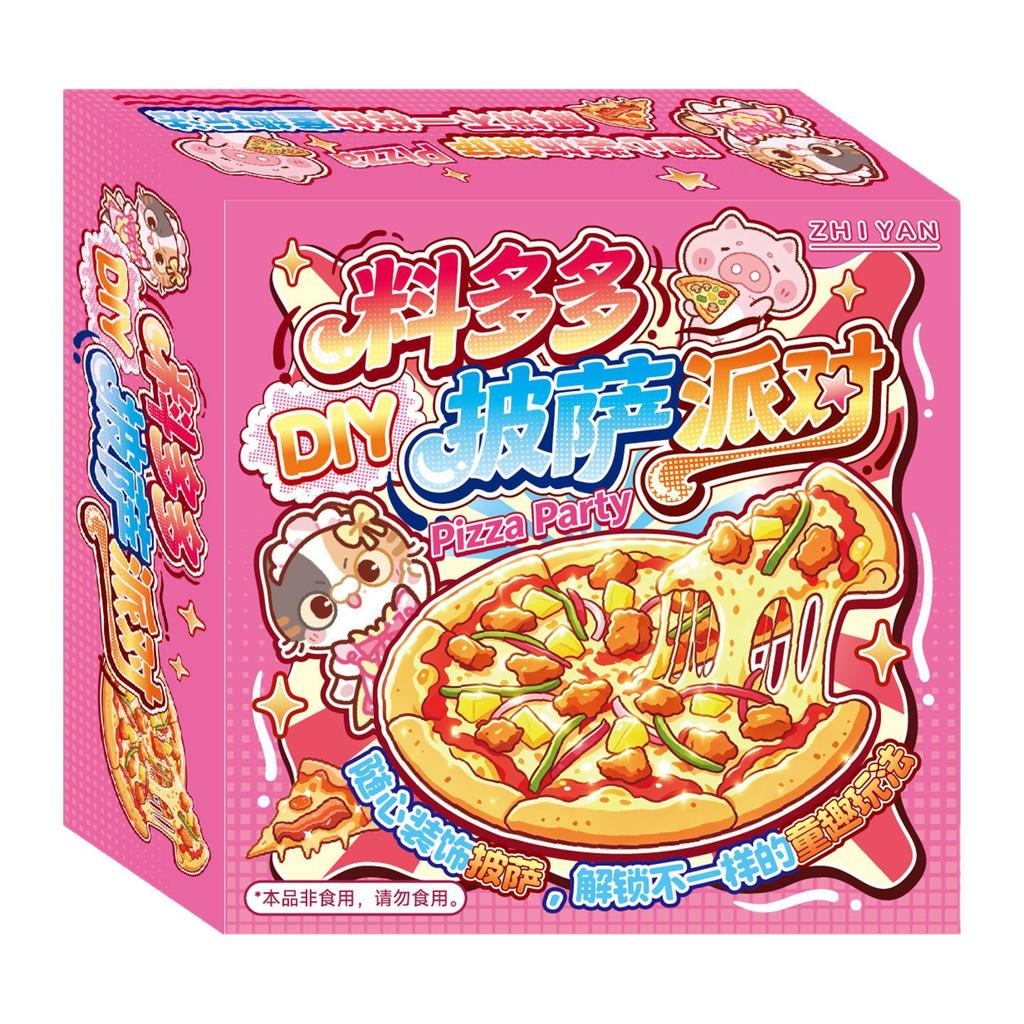 Handmade Stress Relief Pizza Clay Toy: DIY Educational Squeeze Fun