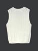 European and American Women's V-Neck Sleeveless Twisted Sweater Vest