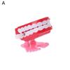 Chattering Teeth Wind-up Toy Clockwork Spring Cartoon Jumping Teeth with Eyes Joke Toy Christmas Goodie Bag Stuffers Kids Adults Gag Gifts