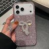 Luxury Diamond Bowknot iPhone Case with Lanyard for iPhone 11/12/13/16/17 Promax