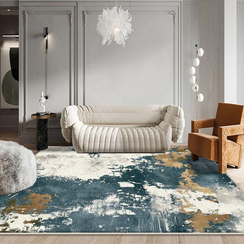 Modern Abstract Carpets for Living Room Decoration Light Luxury Rug 200x400 Large Bedroom Lounge Rugs Coffee Table Non-slip Mat