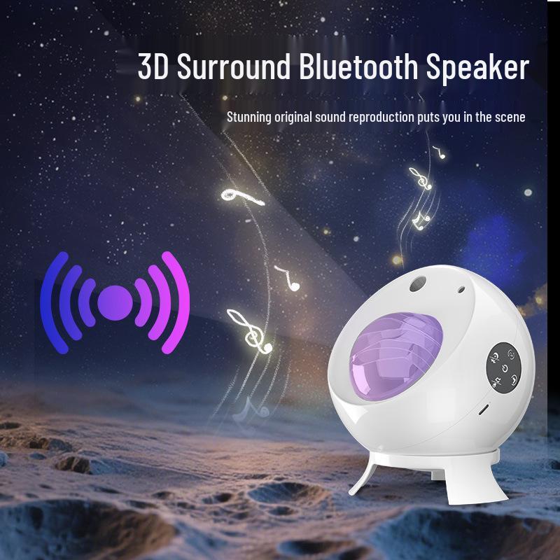 Starry Sky Bluetooth Speaker & Projector: USB Atmosphere Light for Bedroom, Music, Birthday & Holiday Gifts.