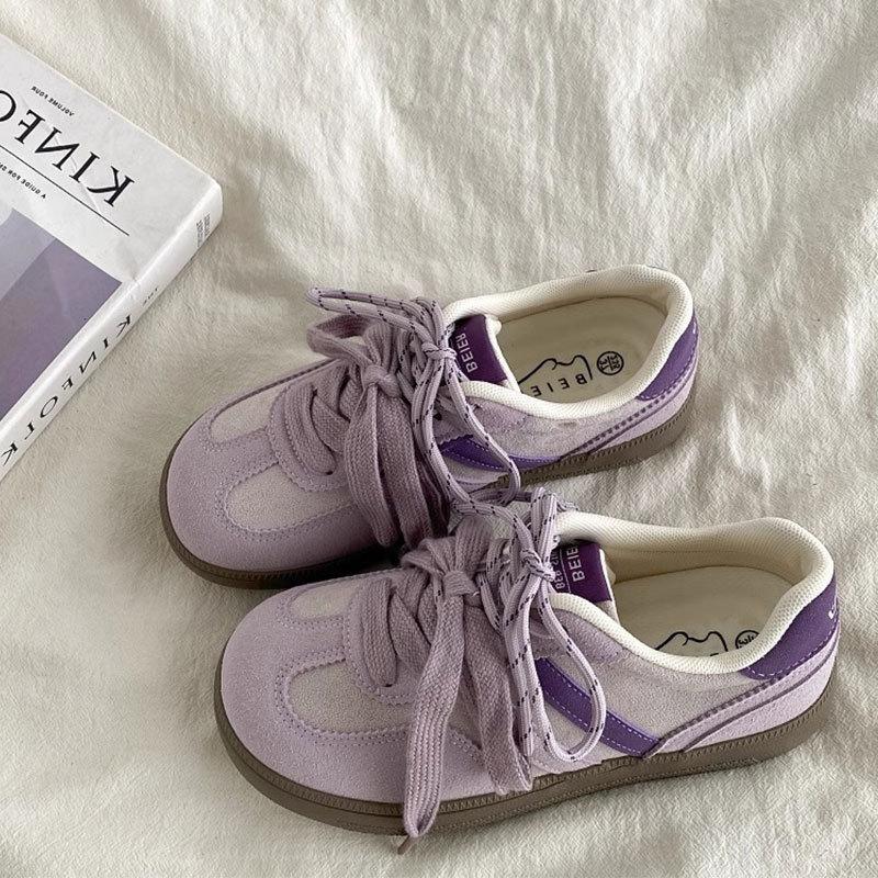 Versatile casual sports shoes platform sports board shoes women's autumn 2025 new retro niche moral training shoes women