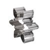 10Pcs/set Multiple Sizes Christmas Snowflake Cookie Cutter Stainless Steel Sandwich Mould  Chocolate