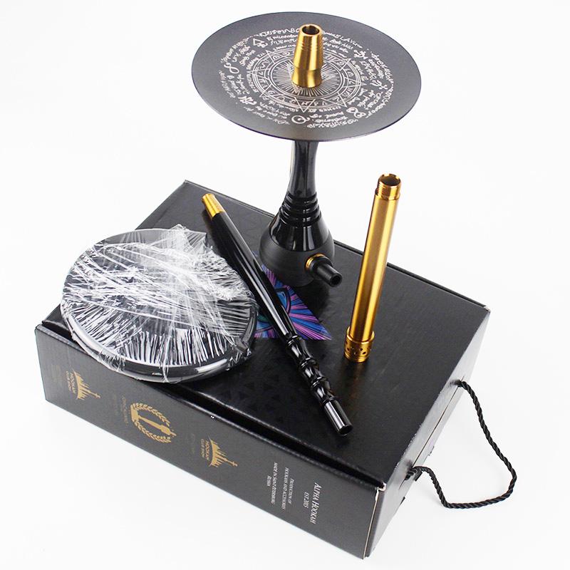 Alphas Hooka Model S Stoving Paint Shisha Simple Removable Diffuser Multicolor Stick Nargile Water Pipe Hookah Shisha Accessorie