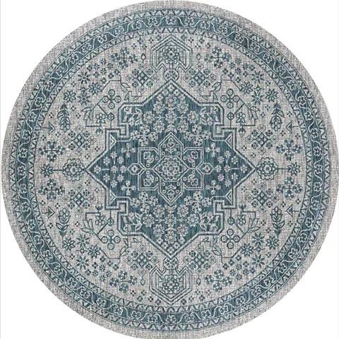 Retro Round Living Room Carpet American Hanging Chair Rugs Bohemia Bedroom Bedside Rug Home Luxury Decoration Sofa Non-slip Mat