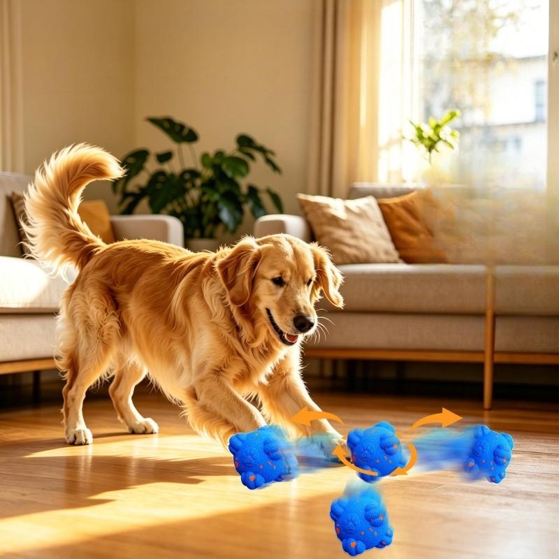 Smart Interactive Dog Ball Multi‑mode Irregular Rolling Electric Toy Bite‑resistant Relieve Boredom for Dogs