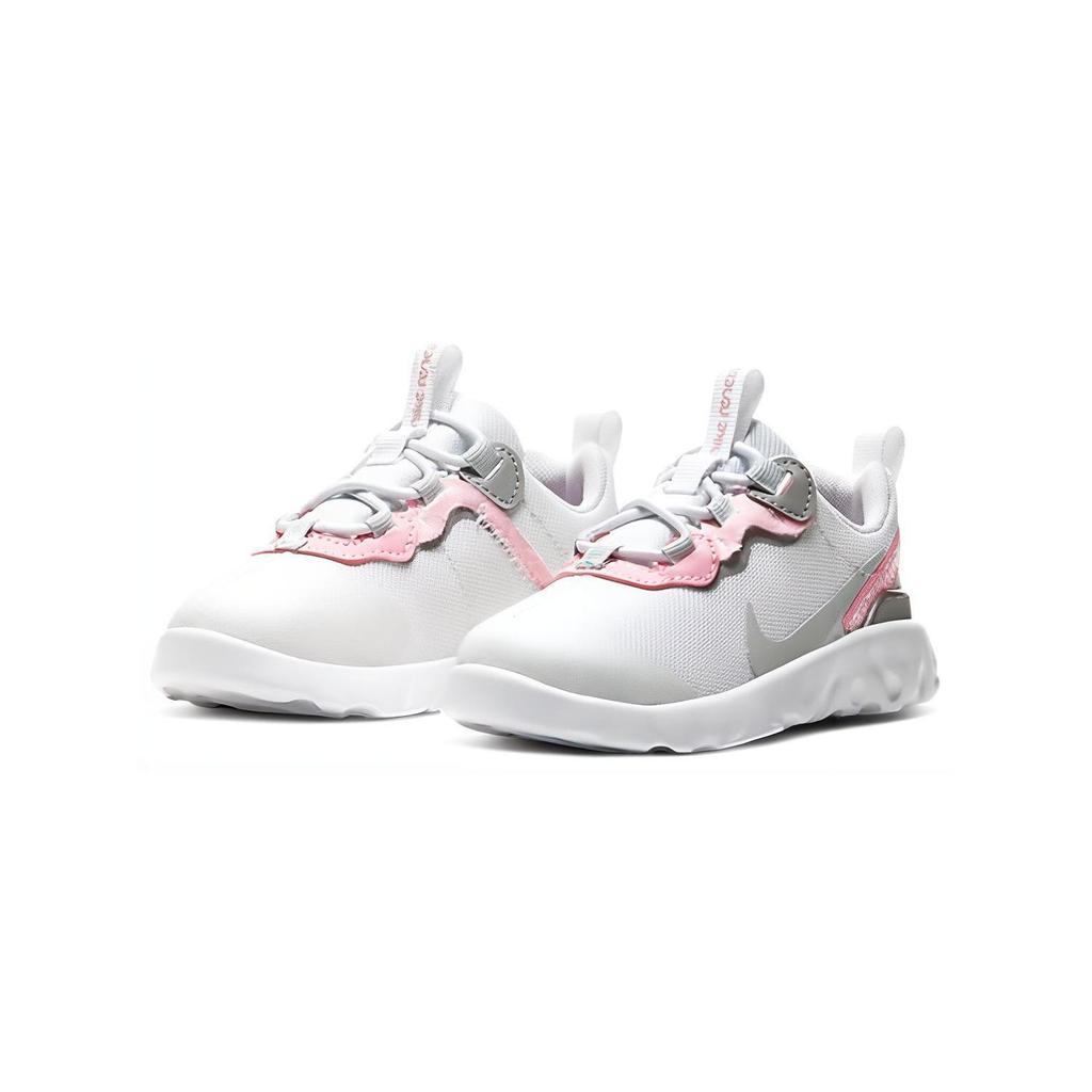 Nike React Element 55 Low top Running Shoes Gray Pink Infant And Toddler CK4083-102