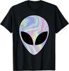Alien Head Colorful Alien Rave Believe UFO T-Shirt