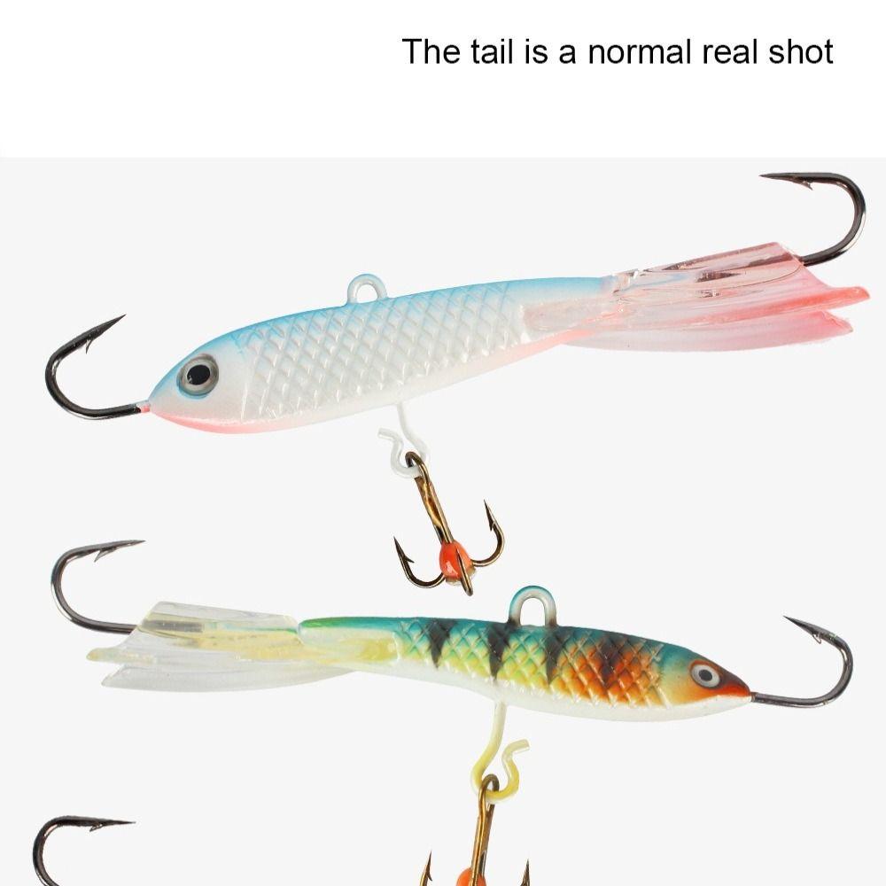 12g/7cm Spoon Metal Lures Artificial Lead Hard Hook 2024 Winter Ice Fishing Lure  Diamond