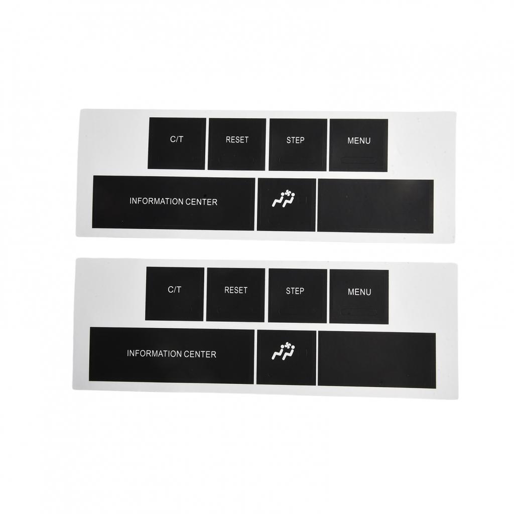 Decal Stickers for DASH Control Buttons in For CHRYSLER and For JEEP Vehicles