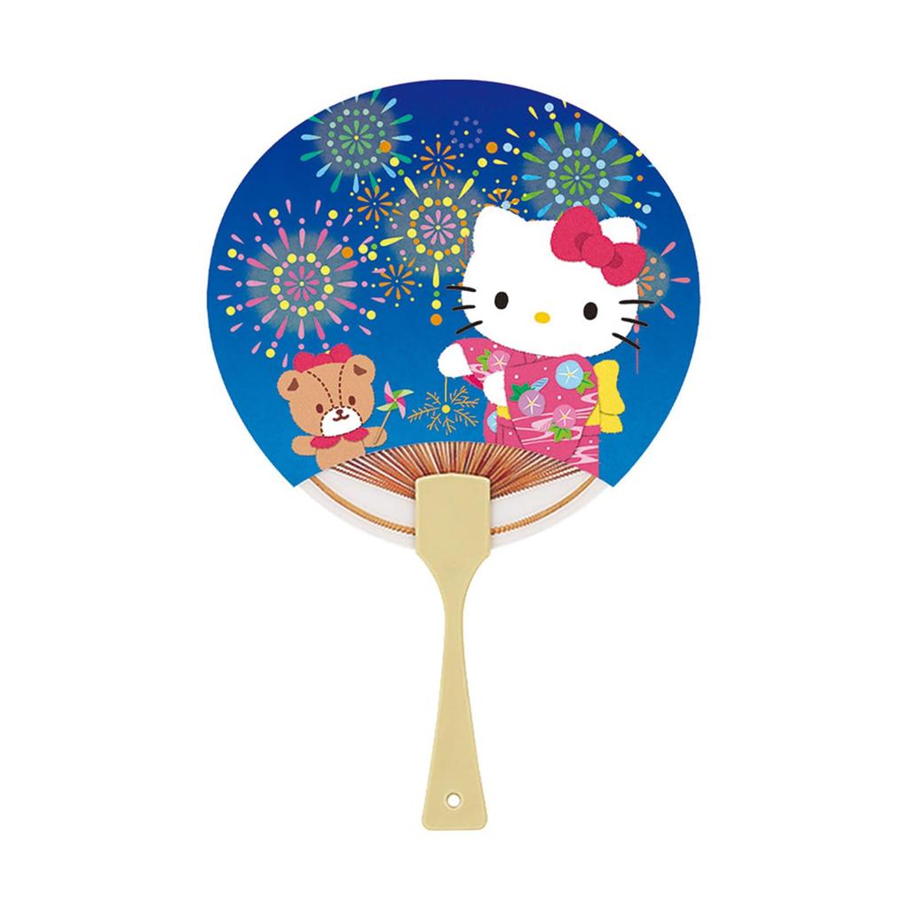 Sanrio Message Card Summer Hello Kitty Fan KTJSP 689335 80-5