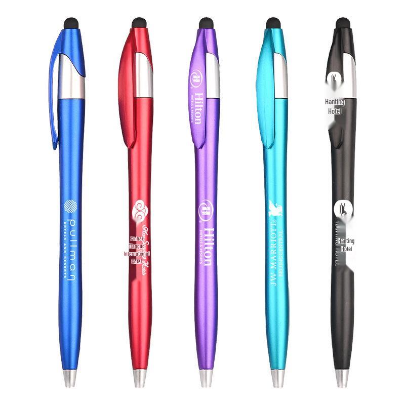 Gourd Metal Touchscreen Capacitive Ballpoint Pen with Rotating Barrel