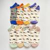 Animal Women Socks Colorful Cute Sausage Dog Cotton Cartoon Couple lady Girl Spring Summer Socks Support  Zoo