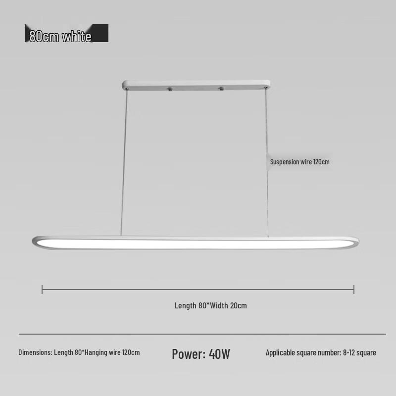 Nordic Style Smart Dimmable LED Dining Pendant Light