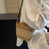 Fashion Summer Straw Crossbody Bag Beach Holiday Shopping Woven Shoulder Handbag Messenger Purses For Women Bags