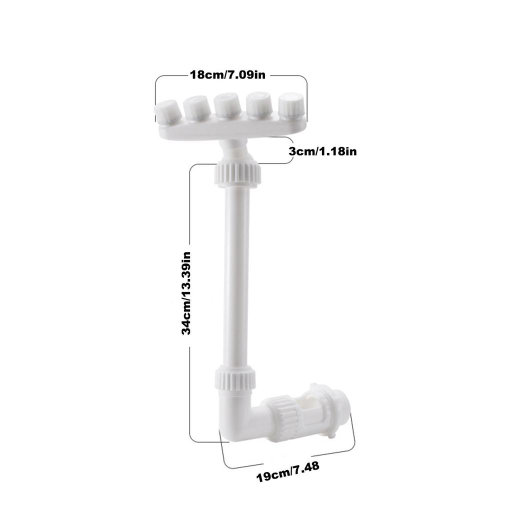 1PCS Adjustable Pool Fountain Dual Sprays Swimming Pool Water Fountain Swimming Pool Accessories Decorative Water Feature